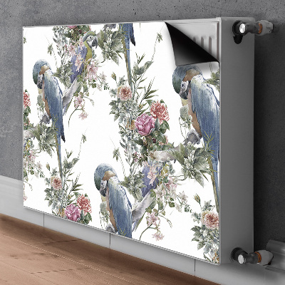 Decorative radiator mat Parrot