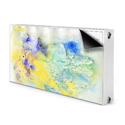 Decorative radiator cover Colorful spots