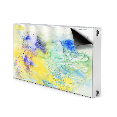 Decorative radiator cover Colorful spots