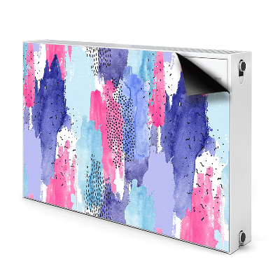 Radiator cover Watercolor abstraction