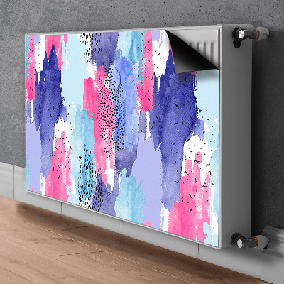 Radiator cover Watercolor abstraction