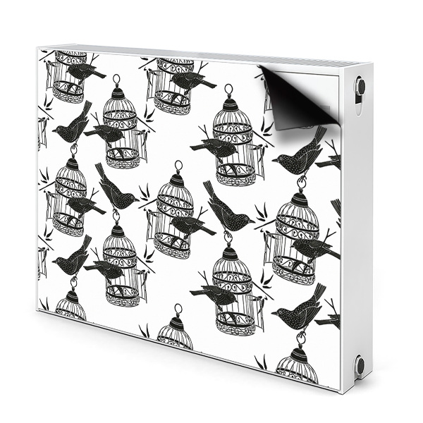 Decorative radiator cover Bird cages