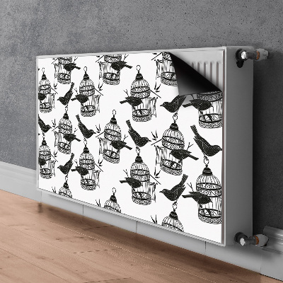 Decorative radiator cover Bird cages