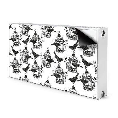 Decorative radiator cover Bird cages