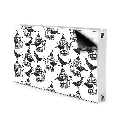 Decorative radiator cover Bird cages