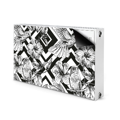 Decorative radiator cover Hummingbird