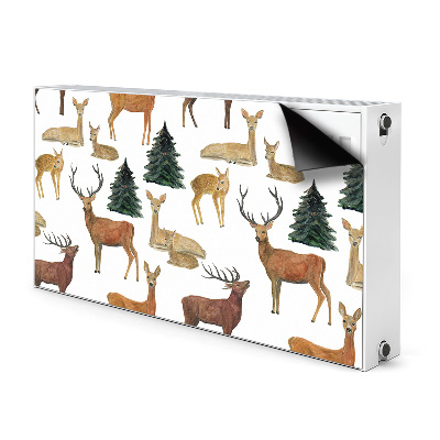 Magnetic radiator mat Deer