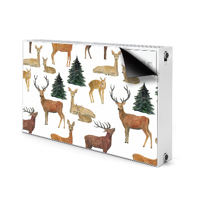 Magnetic radiator mat Deer