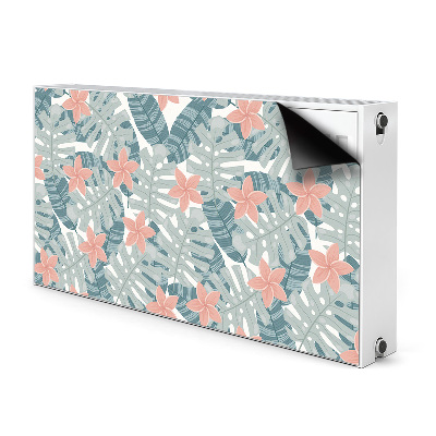 Magnetic radiator mat Tropical mural