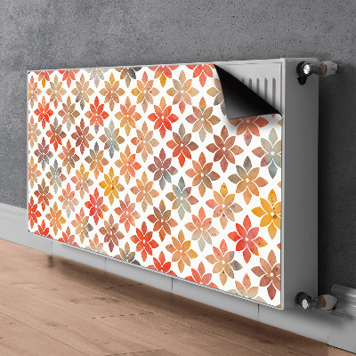 Printed radiator mat Floral pattern