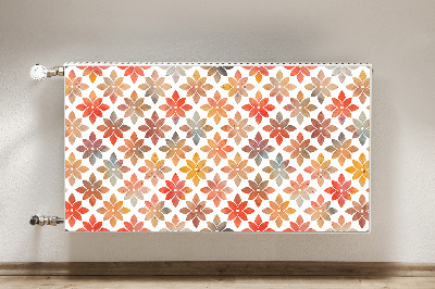 Printed radiator mat Floral pattern