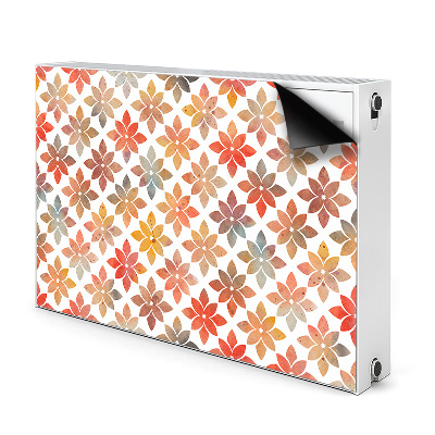 Printed radiator mat Floral pattern