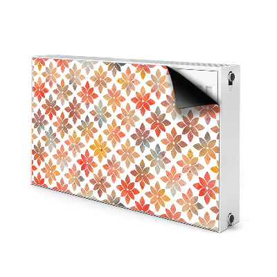 Printed radiator mat Floral pattern