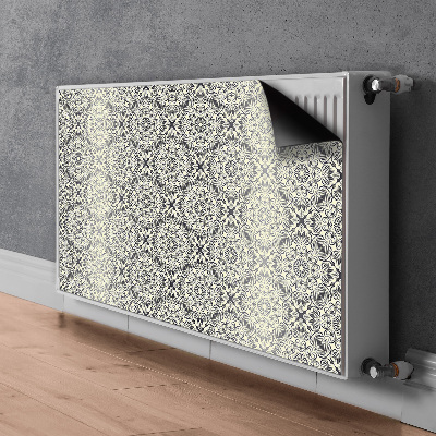 Printed radiator mat Floral pattern