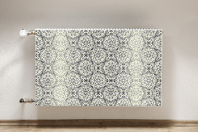 Printed radiator mat Floral pattern