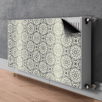 Printed radiator mat Floral pattern