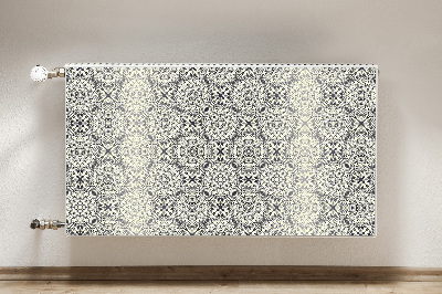 Printed radiator mat Floral pattern