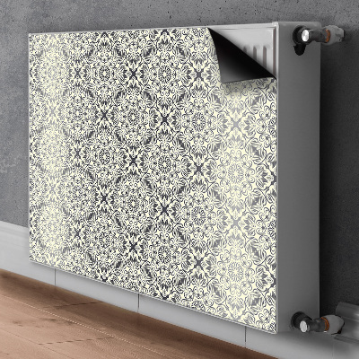 Printed radiator mat Floral pattern