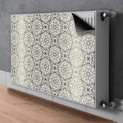 Printed radiator mat Floral pattern