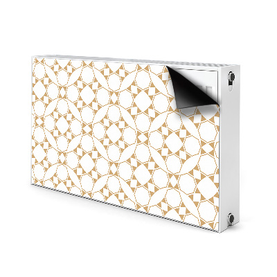 Magnetic radiator mat Geometric pattern