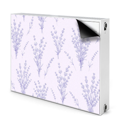 Printed radiator mat Lavender flowers