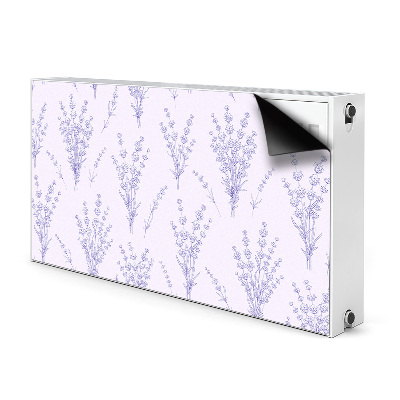 Printed radiator mat Lavender flowers