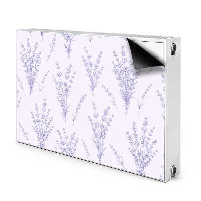 Printed radiator mat Lavender flowers