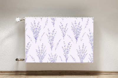 Printed radiator mat Lavender flowers