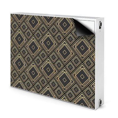 Magnetic radiator mat Geometric illusion