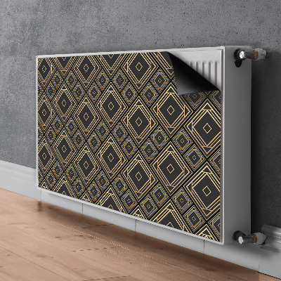 Magnetic radiator mat Geometric illusion