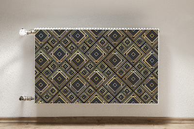 Magnetic radiator mat Geometric illusion