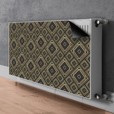 Magnetic radiator mat Geometric illusion