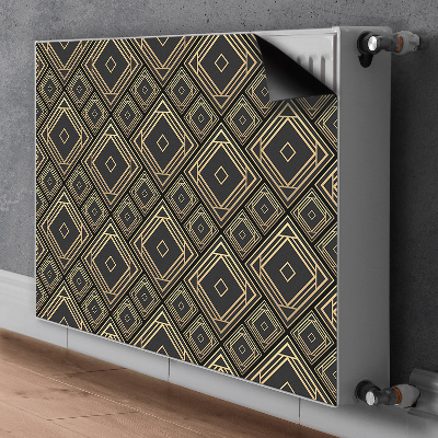 Magnetic radiator mat Geometric illusion