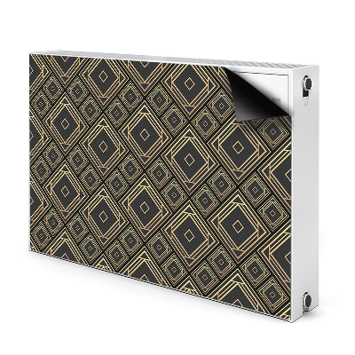 Magnetic radiator mat Geometric illusion