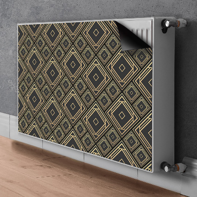 Magnetic radiator mat Geometric illusion