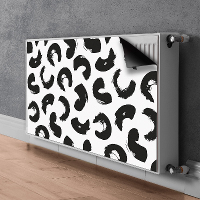 Decorative radiator mat Brush strokes