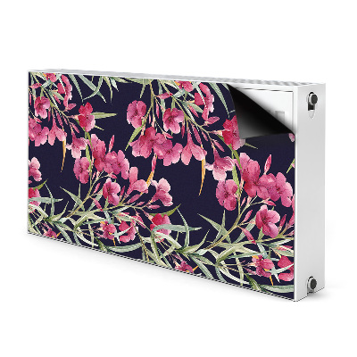 Radiator cover Watercolor flowers