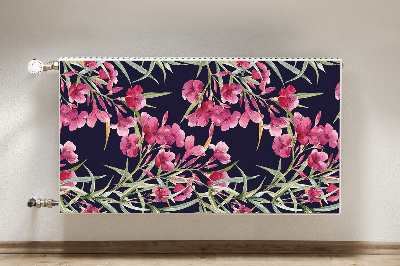 Radiator cover Watercolor flowers