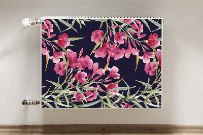 Radiator cover Watercolor flowers