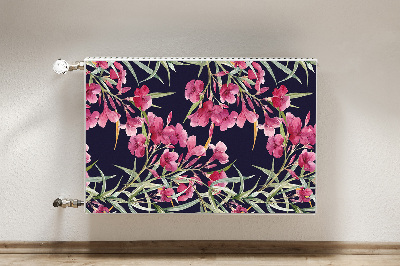 Radiator cover Watercolor flowers