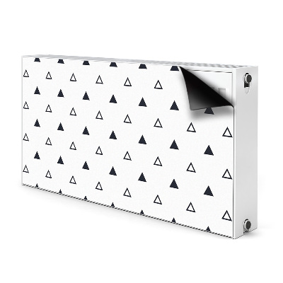 Magnetic radiator mat Triangles