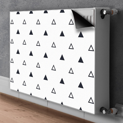 Magnetic radiator mat Triangles