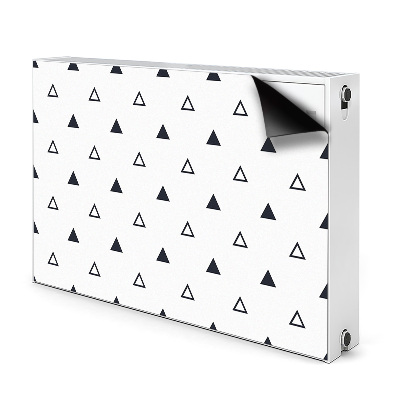 Magnetic radiator mat Triangles