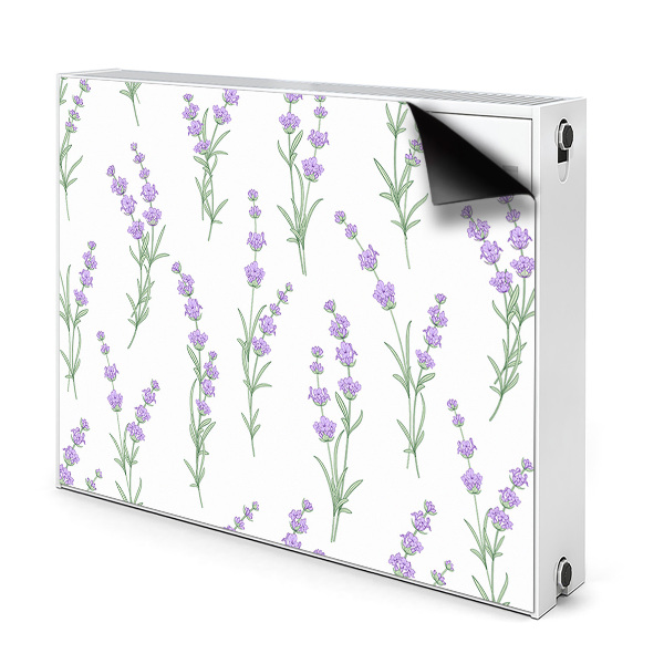 Printed radiator mat Lavender flowers