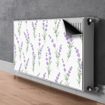 Printed radiator mat Lavender flowers