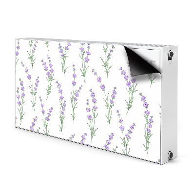 Printed radiator mat Lavender flowers