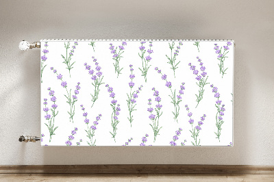 Printed radiator mat Lavender flowers