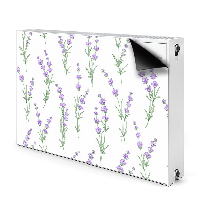 Printed radiator mat Lavender flowers