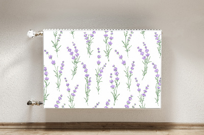 Printed radiator mat Lavender flowers