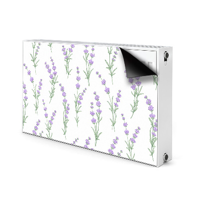 Printed radiator mat Lavender flowers